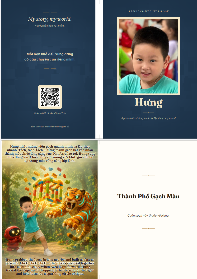 Sách của bé Hưng — trang 1-8